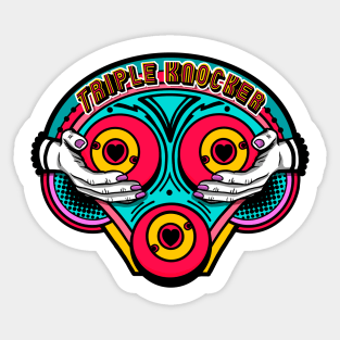 Triple Knocker Sticker